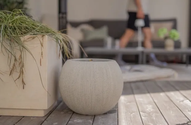 Vannfontene Stone IP44 37cm beige