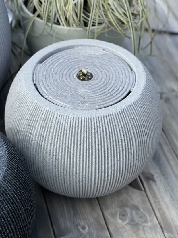 Vannfontene Stone IP44 37cm beige