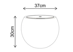 Vannfontene Stone IP44 37cm lys brun
