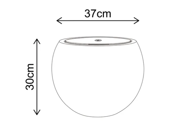 Vannfontene Stone IP44 37cm lys brun