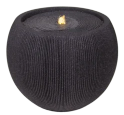 Vannfontene Stone IP44 53cm sort