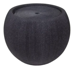 Vannfontene Stone IP44 53cm sort