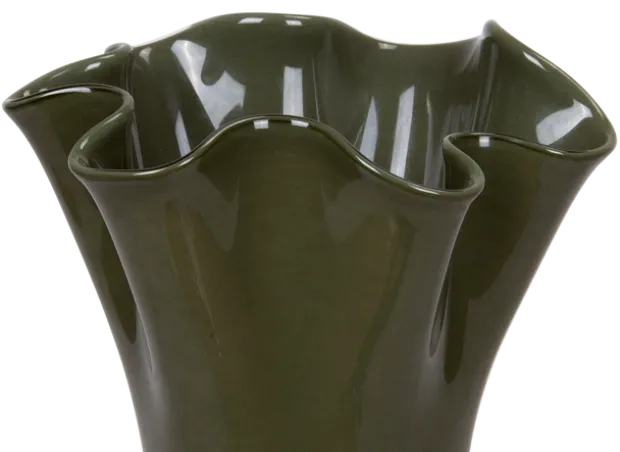 Vase 31cm grønn