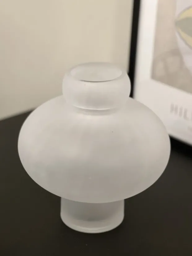 Vase Frost 26cm hvit