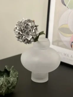 Vase Frost 26cm hvit