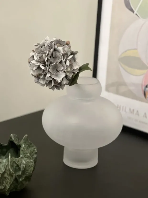 Vase Frost 26cm hvit