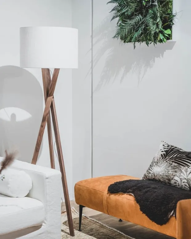 Vega gulvlampe 160cm brun
