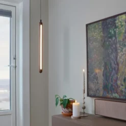 Vena LED taklampe 60cm valnøtt