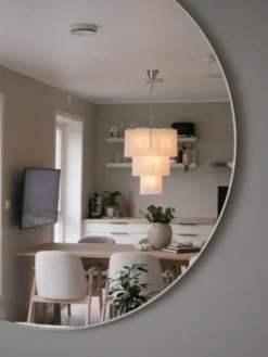 Venice taklampe lyskrone 50cm hvit