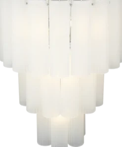 Venice taklampe lyskrone 50cm hvit
