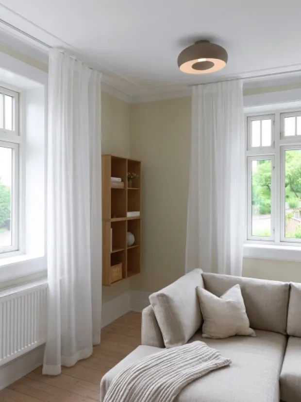 Venus plafond taklampe 40cm beige