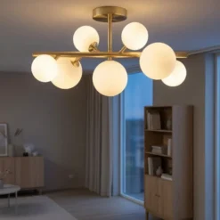 Vernon plafond taklampe 53cm messing