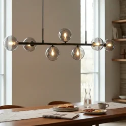 Vernon taklampe 7lys 111,5cm smoke