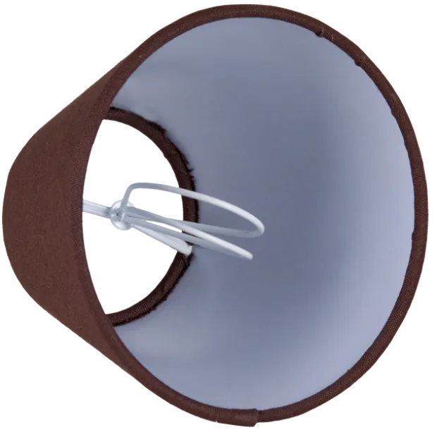 Vienna skjerm rund 16cm brun