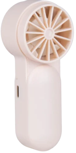 Vifte Mini oppladbar 11,5cm beige