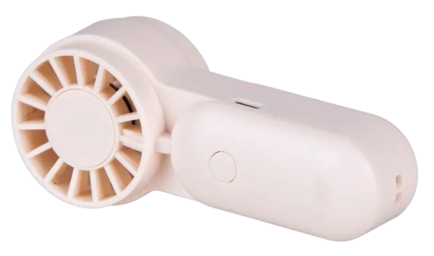 Vifte Mini oppladbar 11,5cm beige