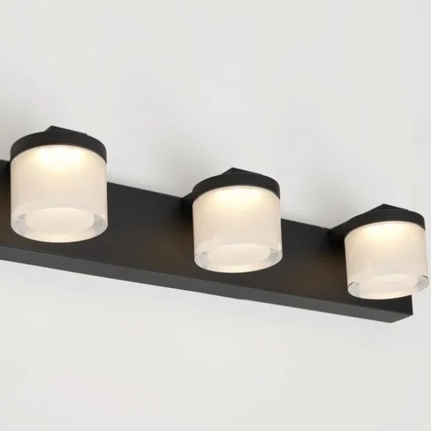 Vilmer LED vegg baderomslampe IP21 48cm sort