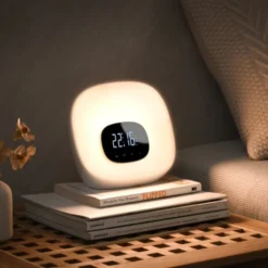 Wake-Up klokke 20cm hvit