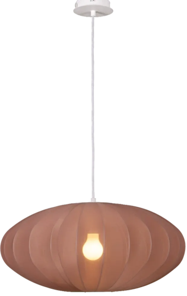 Wolf taklampe 55cm brun