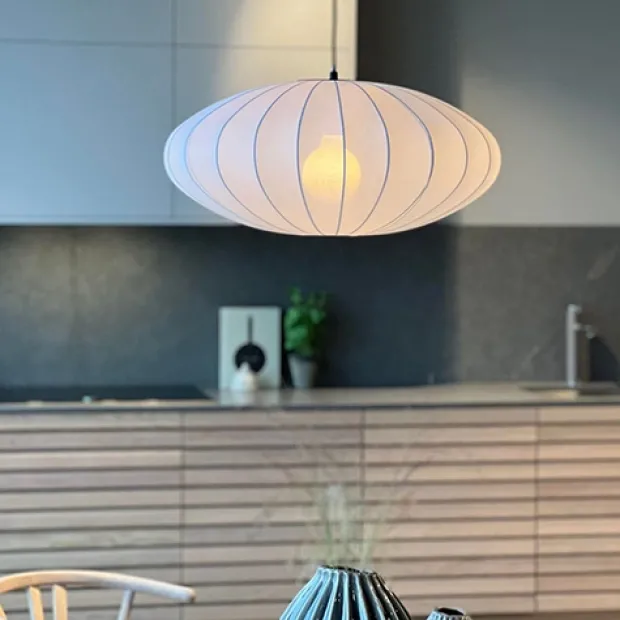 Wolf taklampe 55cm hvit