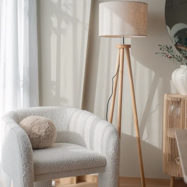 Woodstock gulvlampe 150cm natur