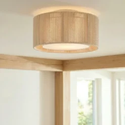 Ylva plafond taklampe 40cm beige/hvit