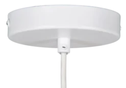 Ylva taklampe 50cm beige/hvit