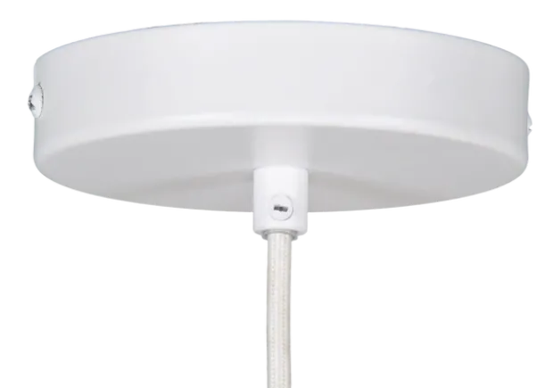 Ylva taklampe 50cm beige/hvit