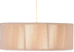 Ylva taklampe 50cm beige/hvit