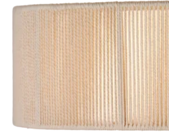 Ylva taklampe 50cm beige/hvit
