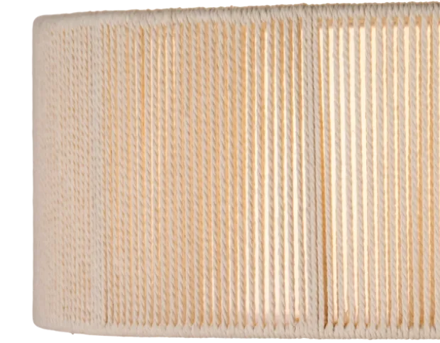 Ylva taklampe 50cm beige/hvit