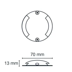 Zenit Duo LED utelampe IP67 sort